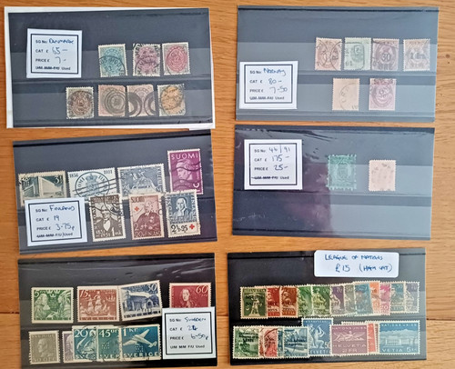 Scandinavian old stamps - scandinavian,