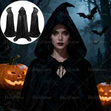 Adult Velvet Hooded Robe Cloak