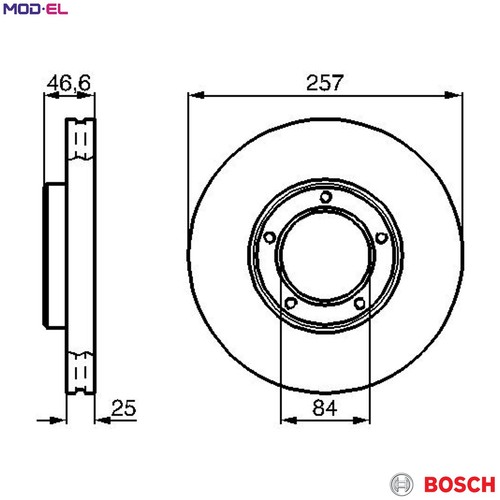 Brake disc 986 478 - 2x,