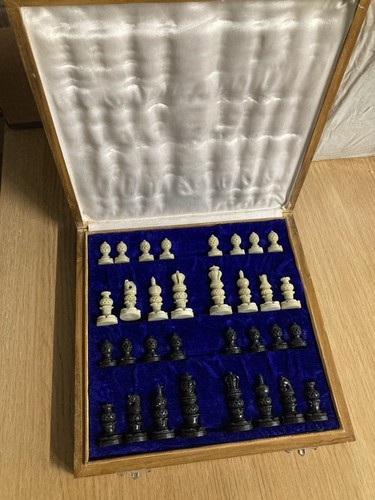 Vintage hand carved - vintage, set