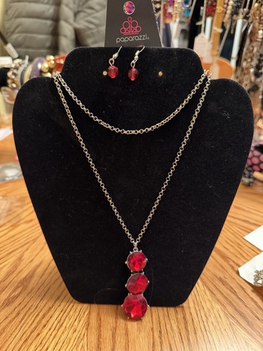 Long red and silver - and,