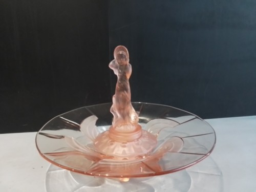 Art deco pink - art, glass