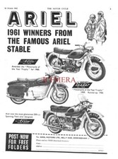 ARIEL 250cc Twin Range of