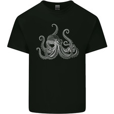 An Octopus Scuba Diver Deep
