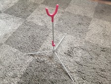 Heavy Duty Bow Stand for Recurve Archery Adjustable/Assembly* Metal/Plastic Red 