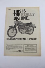 BSA SPITFIRE Mk 2 Special - Motorcycle / motorbike advert (B020/08-24)