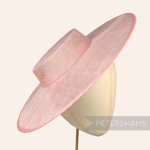 Large brim sinamay boater - brim,