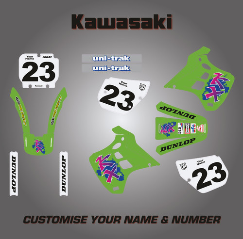 Custom kawasaki graphics kx - mx,