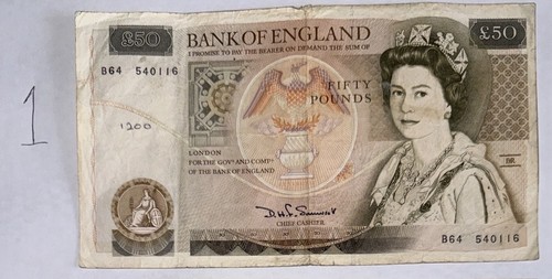 Bank england note - of,