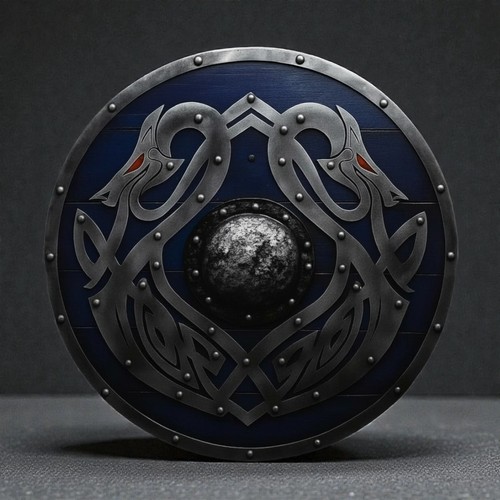 Handmade viking wood - wood, 3d