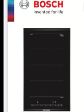 Bosch PXX375FB1E 30cm Black Glass Ceramic Domino FlexInduction Hob - Series 6