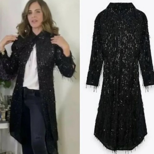 Zara rare black sequin - zara,
