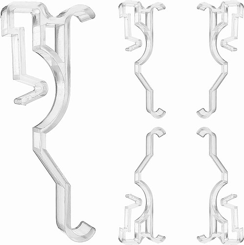 Valance clips 6pcs - valance, clear