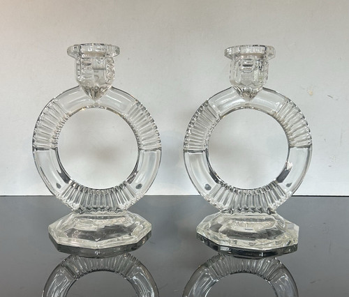 Rare libochovice art deco sklo - libochovice,