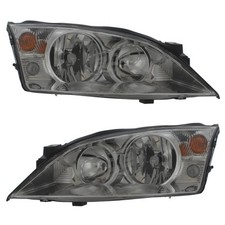 Ford Mondeo Mk3 2000-2007 Headlights Headlamps Chrome 1 Pair Drivers & Passenger
