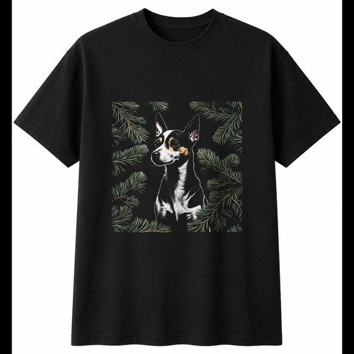 Dark fantasy rat terrier - terrier, in