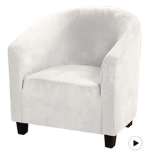 Soft Velvet Tub Chair Cover -
