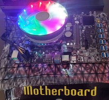 BUNDLE MOTHERBOARD B250C BTC 12XPCIE TO USB3.0 GPU SLOT LGA1151 DDR4 UK 