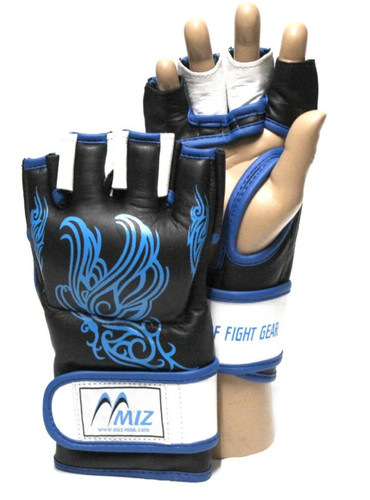 Leather mma gloves grappling - leather,