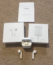 ORIGINAL APPLE  Air Pods 2nd Gen MV7N2ZM/A Original box,lightning cable & instru