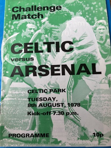 Celtic arsenal 1978 - vs,