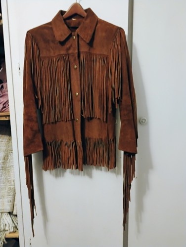 1960 suede leather jacket - 1960's,