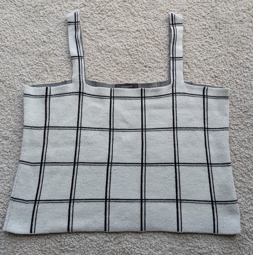 Primark white black knitted - black,