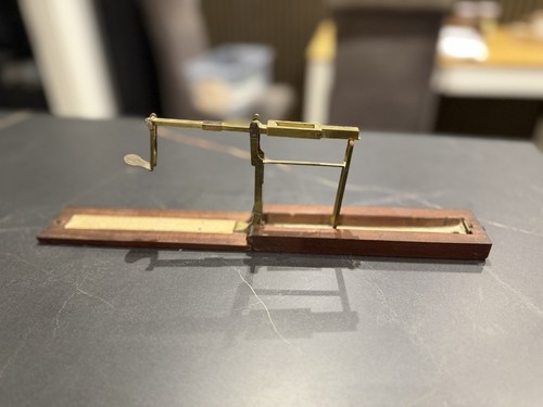 Antique brass pocket balance - antique,