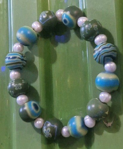 Viva bead bracelet green - viva,