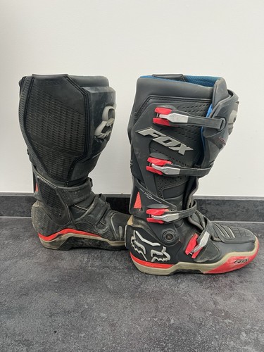 Fox instinct boots grey red - instinct,