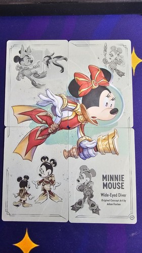 Minnie mouse code card - minnie, puzzle
