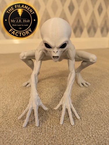 Grey alien figure light - alien,