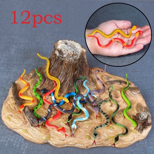 12pcs fake snake - snake, plastic