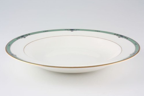 Wedgwood jade rimmed - -,
