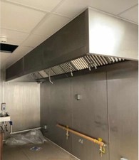 Commercial Kitchen Extractor Hood - Stainless Steel Restaurant Cooker Unit