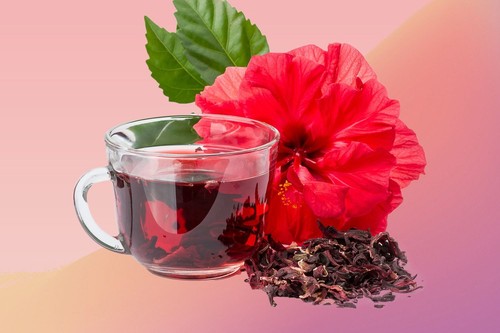 Hibiscus flowers tea bags high - hibiscus,