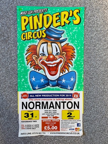 Pinder circus poster 2019 - circus,