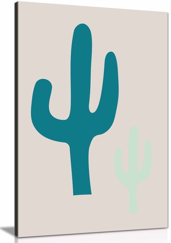 Cactus beige framed - cactus,
