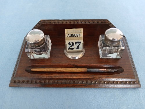 Antique desk stand with - desk,
