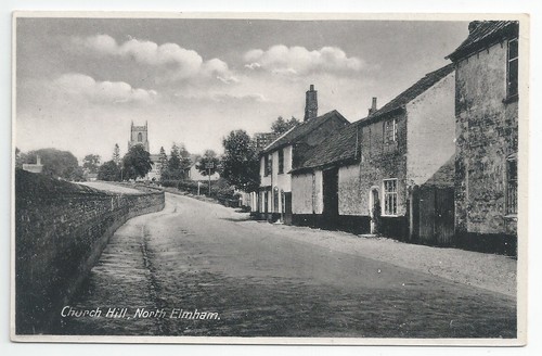 Norf north elmham church - church, hill
