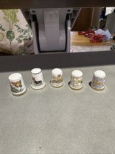 5 VINTAGE THIMBLES CAVERSWALL