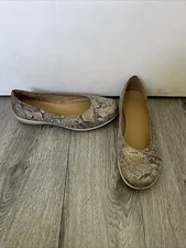 Hotter Faux Snakeskin Pumps