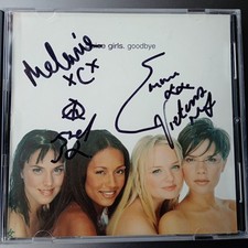 Spice Girls – “Goodbye” Signed Autographed.  Victoria Beckham, Emma, Mel B, Spor