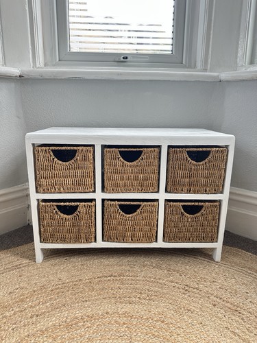 Seagrass chest drawers storage