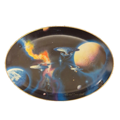 Star trek collector plates - collector,