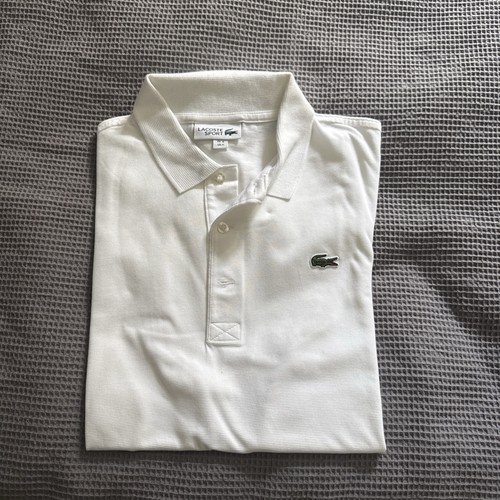 Lacoste white polo shirt - lacoste,