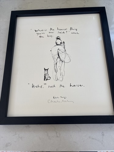Signed charlie mackesy - signed, print