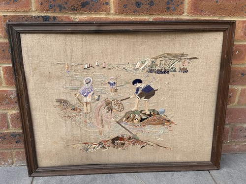Vintage chinese embroidery - ,