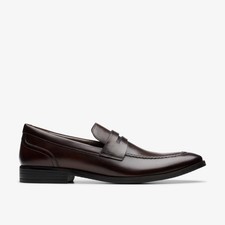 Clarks Mens Brandon Step Dark