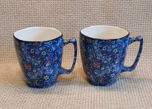 Ringtons blue floral chintz - 2,